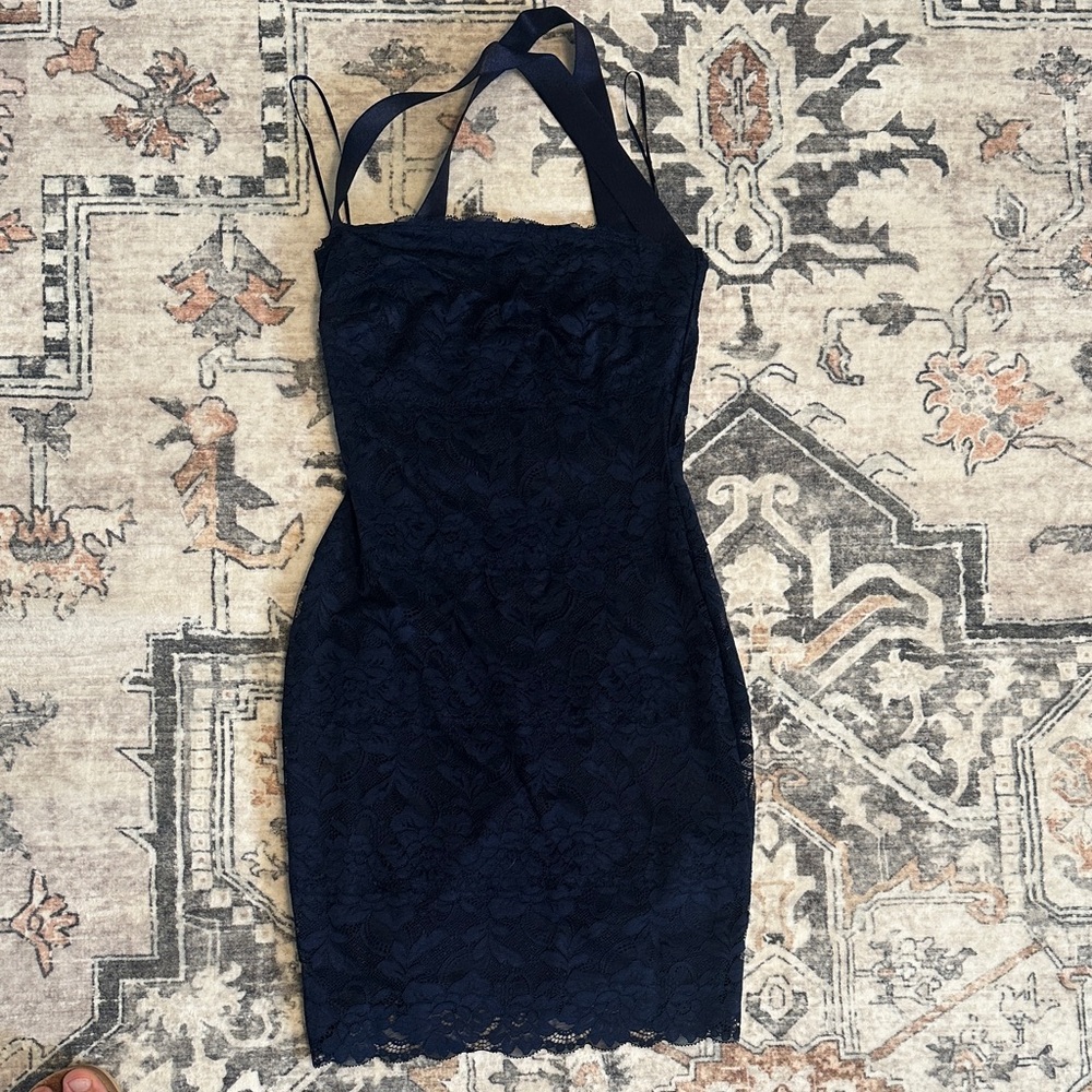 Guess Navy Lace Dress